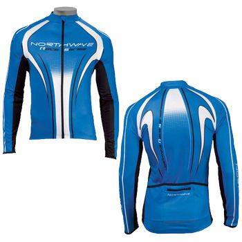 Northwave Devil jersey winter fietsjack blauw heren