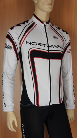 Northwave Tour winter fietsshirt lange mouwen wit heren