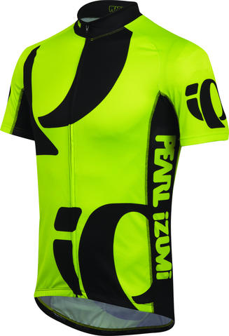 Pearl Izumi Elite LTD jersey fietsshirt korte mouwen lime groen en zwart heren