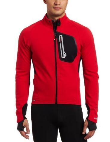Pearl Izumi PRO Softshell Jacket 180 fietsjack rood met zwart heren