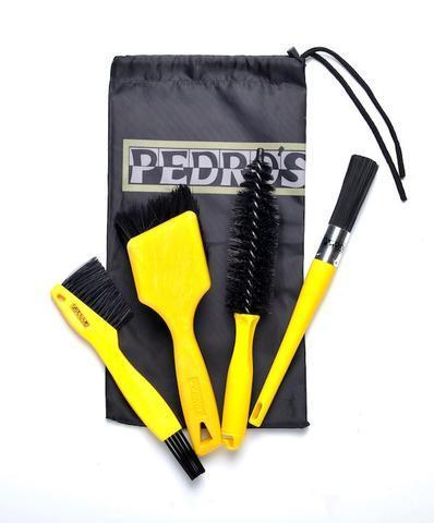 Pedros Pro Brush Kit borstelset voor het schoonmaken van de fiets
