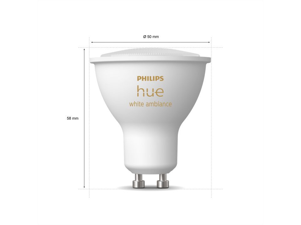 Philips HueWA Hue Slimme Lichtbron GU10 Spot - White Ambiance