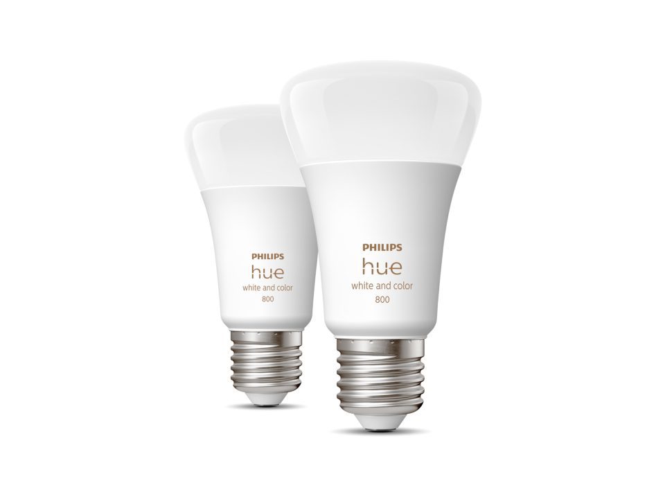 Philips HueWCA Hue Slimme Lichtbron E27 Duopack - White and Color Ambiance