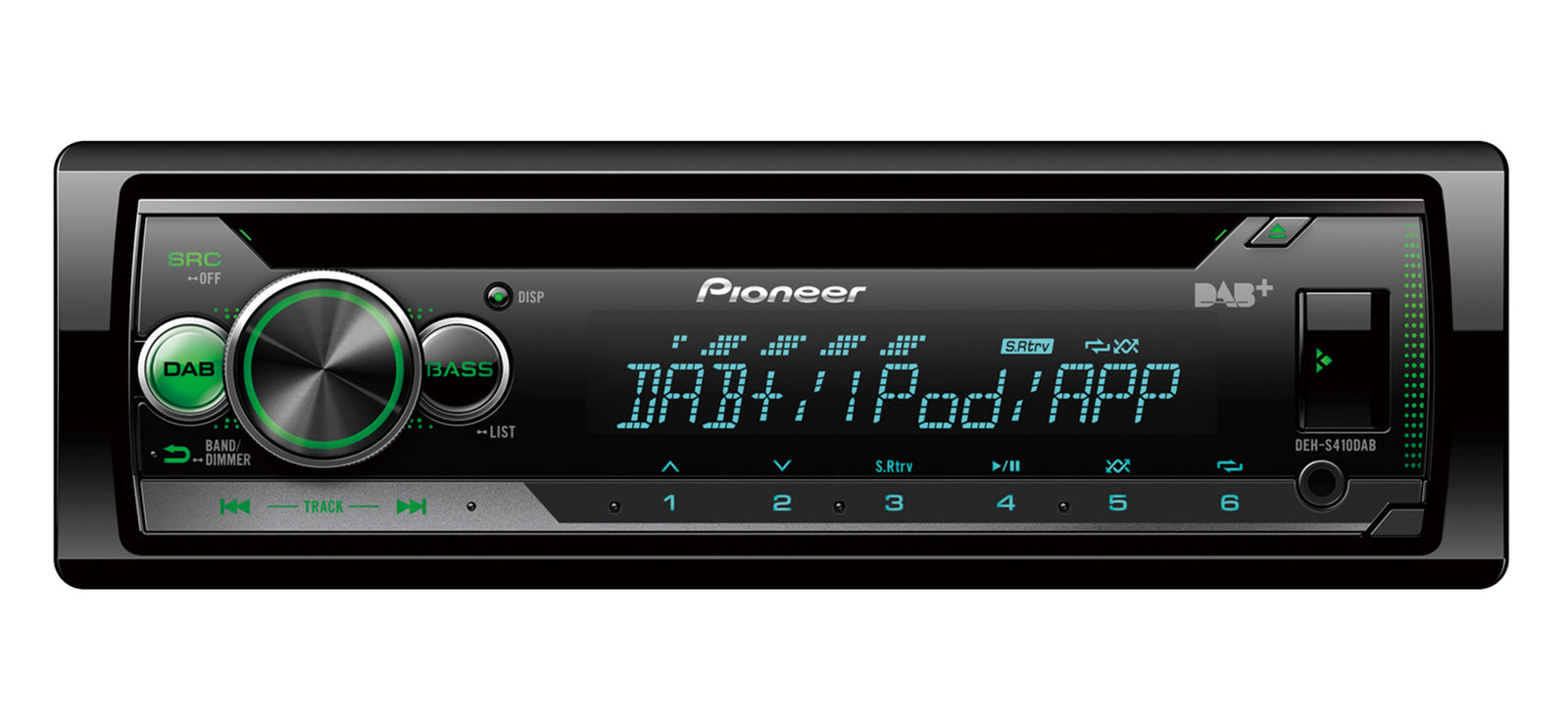 Pioneer DEH-S410DABAN Autoradio met CD-speler
