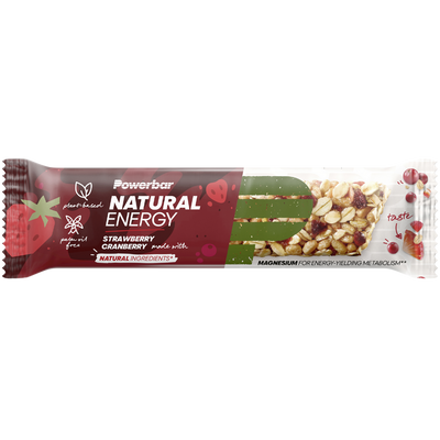 PowerBar Natural Energy Cereal Bar aardbei/bes sportreep 40 g