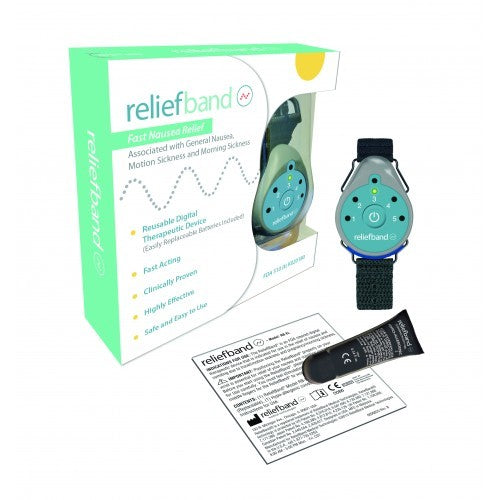 Reliefband Classic helpt tegen zeeziekte, luchtziekte,  wagenziekte