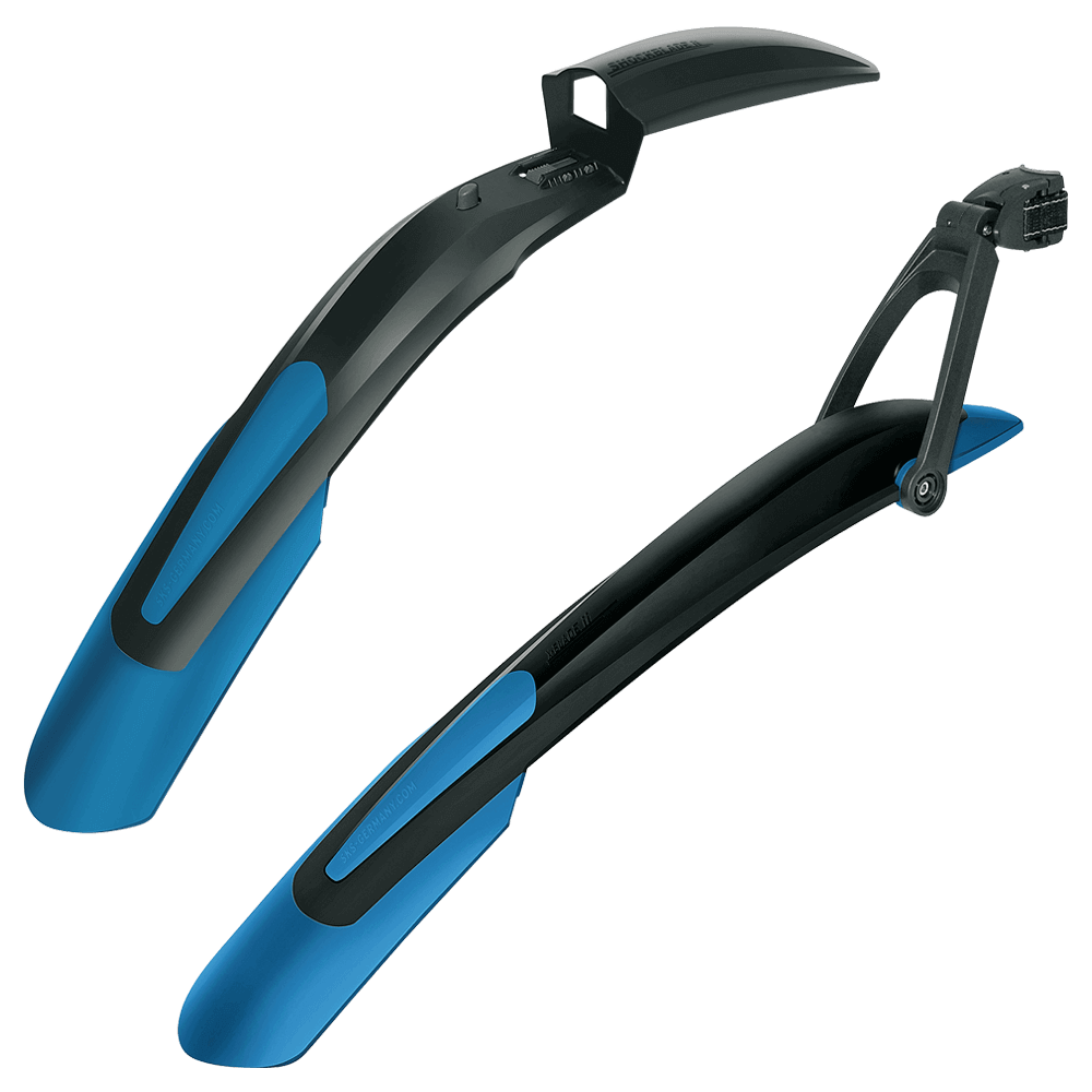 SKS Blade Set Blue 29 inch shockblade & X-Blade spatbordenset blauw/zwart