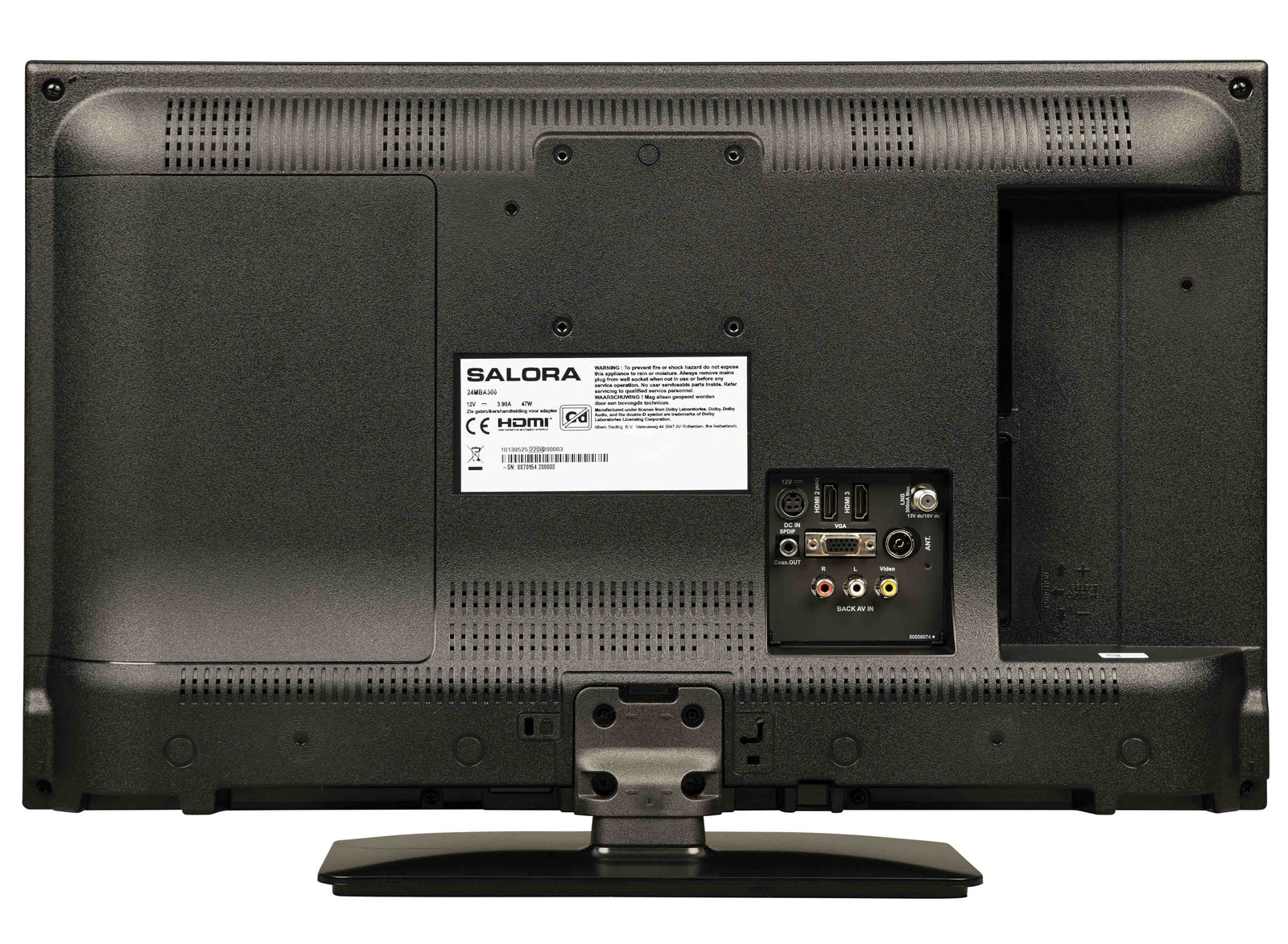 Salora 24MBA300 Smart TV met 12/220 volt aansluiting
