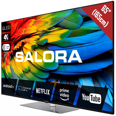 Salora 65QLED440 Smart televisie met QLED scherm