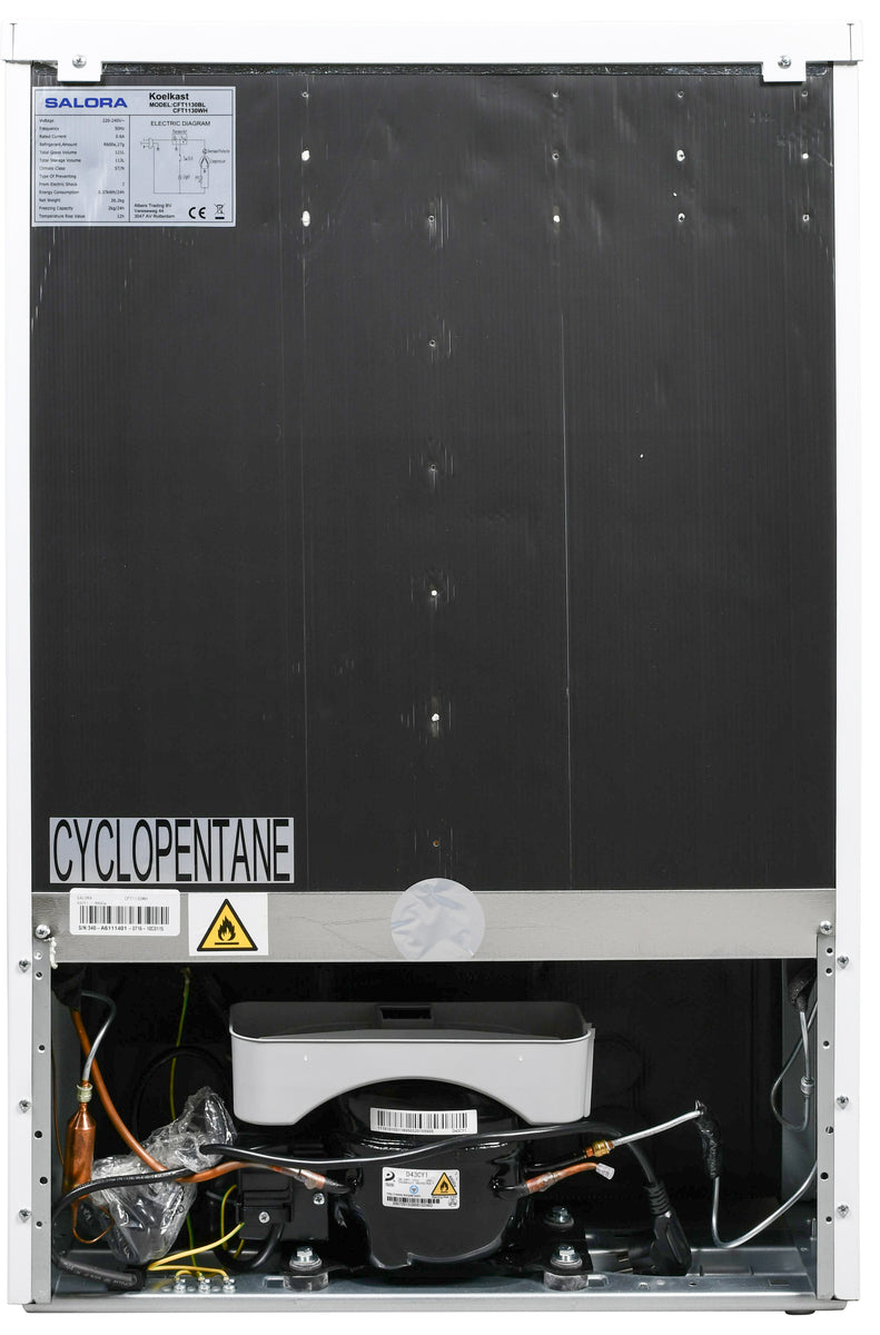 Salora CFT1130WH koelkast met vriesvak, breedte 55 cm