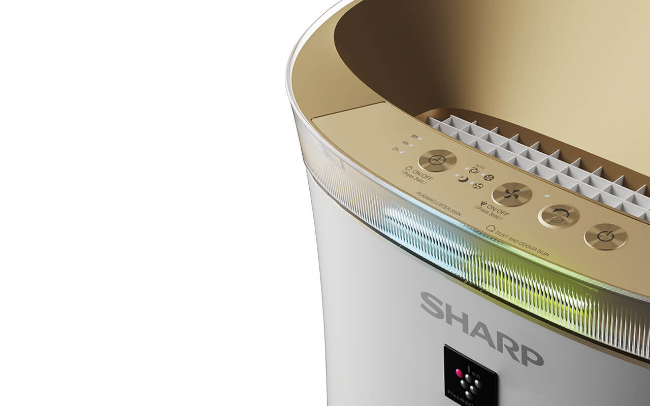 Sharp UA-PG50E-W Luchtreiniger met plasmaclusterionentechnologie