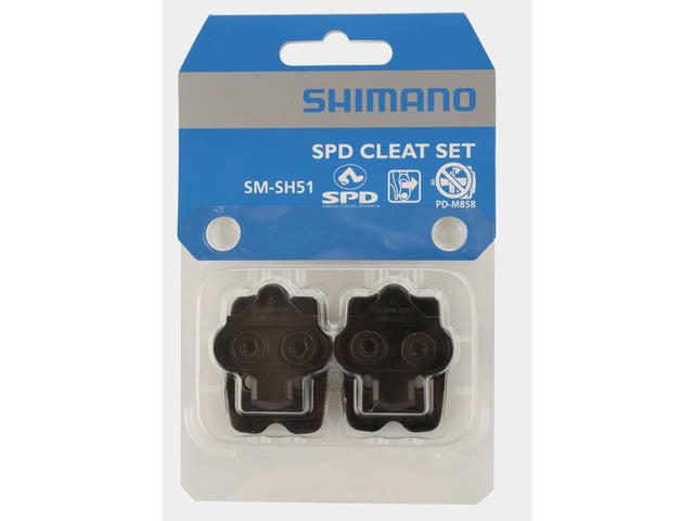 Shimano PD-M520 SPD MTB pedalen met SM-H51 plaatjes