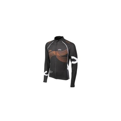 Shimano XTR Performance fietsshirt korte mouwen zwart met bruin en wit heren