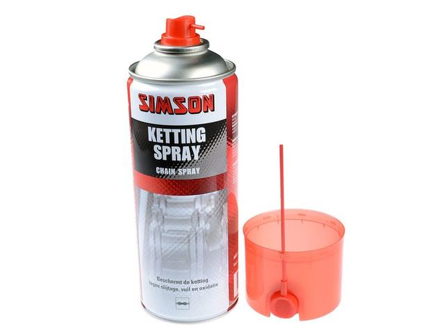 Simson Ketting Spray smeert en beschermt de ketting