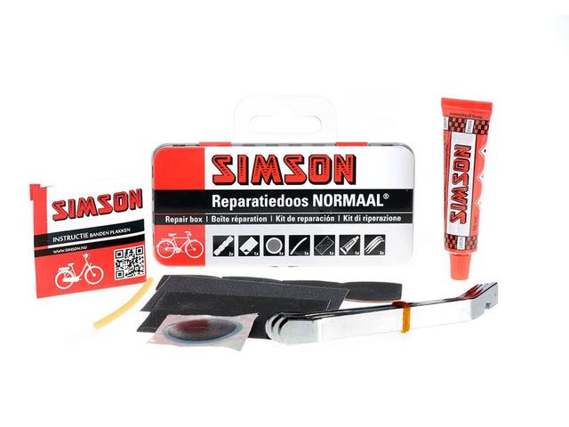 Simson Reparatiedoos Normaal voor reparatie van iedere traditionele fietsband