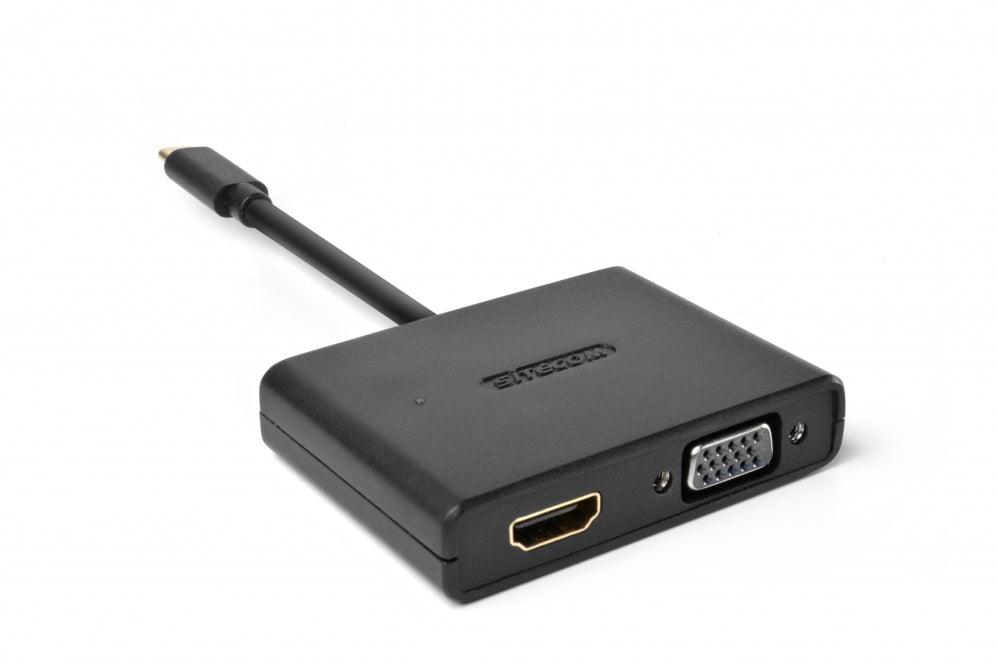 Sitecom CN-364 USB-C to USB+VGA+USB-C 3-in-1 Adapter