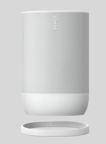 Sonos Charging Base White Move om batterij één uur op te laden van 0% naar 50%