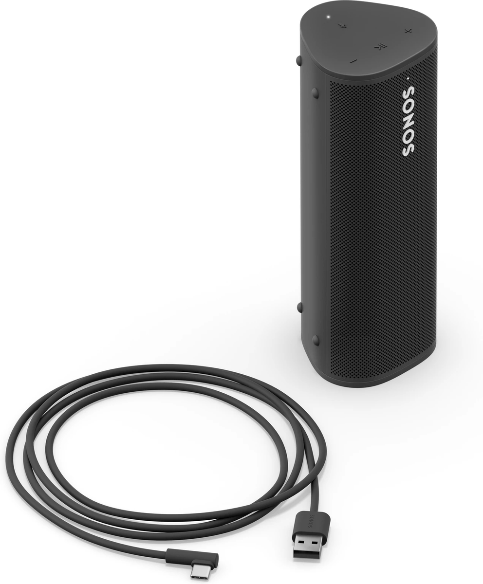 Sonos Roam Zwart Wifi en Bluetooth Speaker