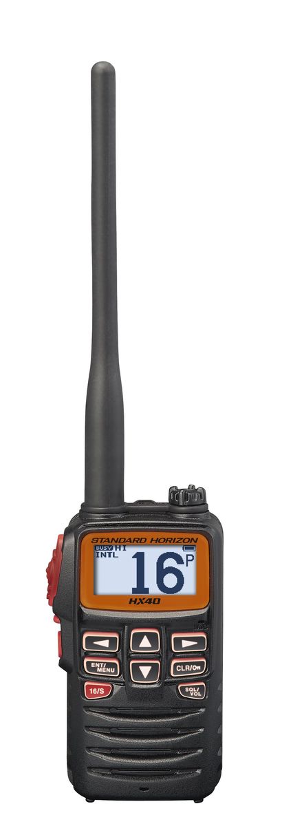 Standard Horizon HX-210E handmarifoon met ATIS VDES-gereed