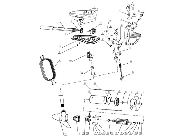 Talamex Motorbracketset voor elektor buitenboordmotor