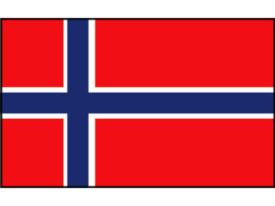 Talamex Vlag Noorwegen 30x45 cm