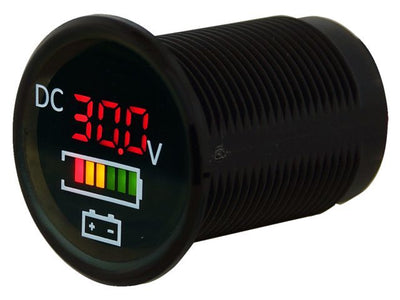 Talamex Voltmeter met accu indicator 5-30V