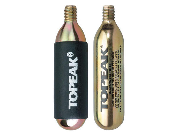 Topeak CO2 cartridges 25 gram 2X met schroefdraad