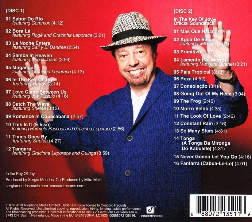 Universal Music Sergio Mendes In the Key of Joy