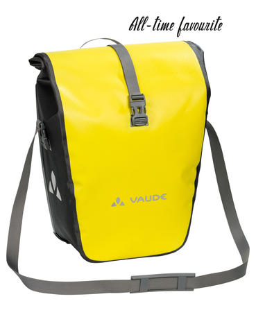 Vaude Aqua Back achtertassen voor fiets geel