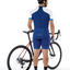Vaude Men`s Advanced FZ Tricot fietsshirt korte mouwen blauw heren