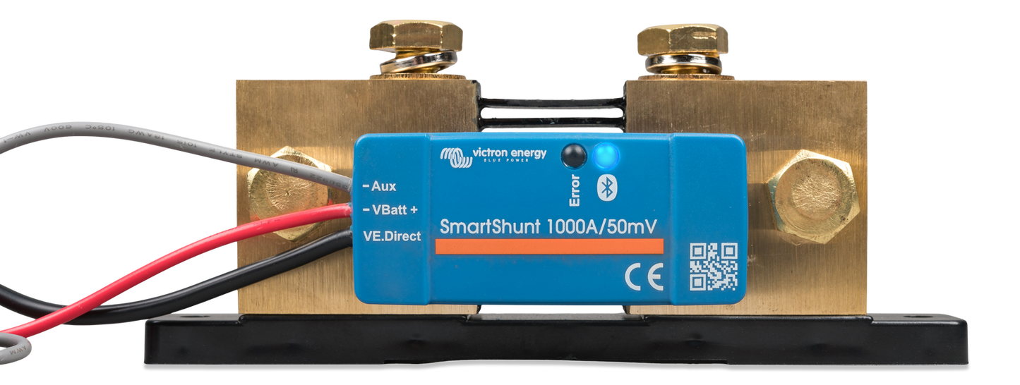 Victron SmartShunt 1000A/50mV IP65 alles-in-een batterijmonitor