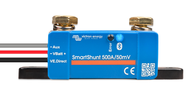 Victron SmartShunt 500A/50mV IP65 alles-in-een batterijmonitor