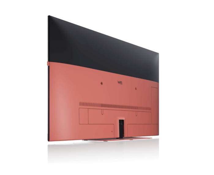 We. By Loewe SEE 50 coral red smart televisie met ingebouwde soundbar