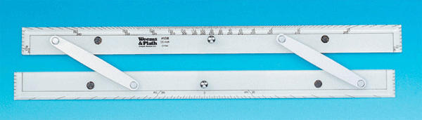 Weems & Plath Parallel Lineaal 18 inch voor platte navigatie