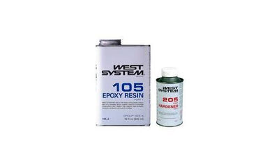 West System A-Pack 205 105 Epoxy Hars + 205 Verharder (standaard)