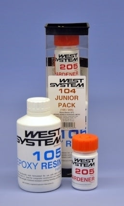 West System Junior Pack-104 105 epoxy hars met 205 verharder