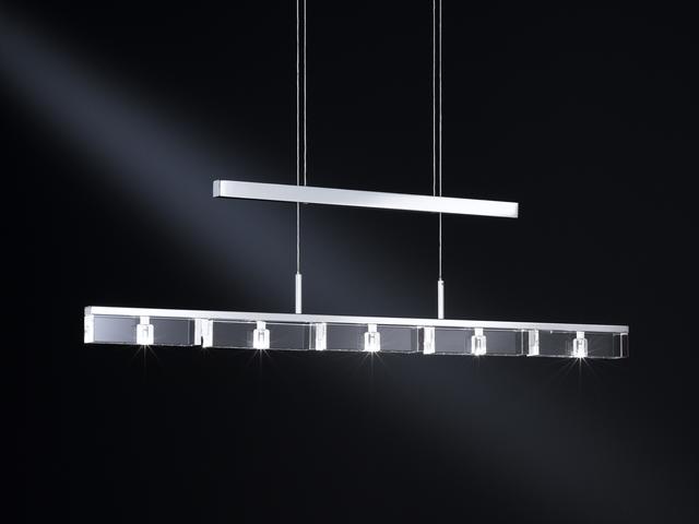 Wofi Concord moderne hanglamp (5x G4), breed 91 cm en hoog 150 cm